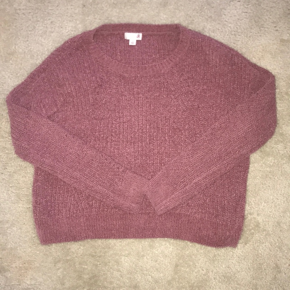 Women’s pink long sleeve sweater
